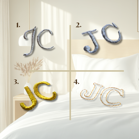 kussensloop personaliseren cadeautip goud zilver borduren uniek 