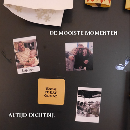 Oldschool design flexibele fotomagneet