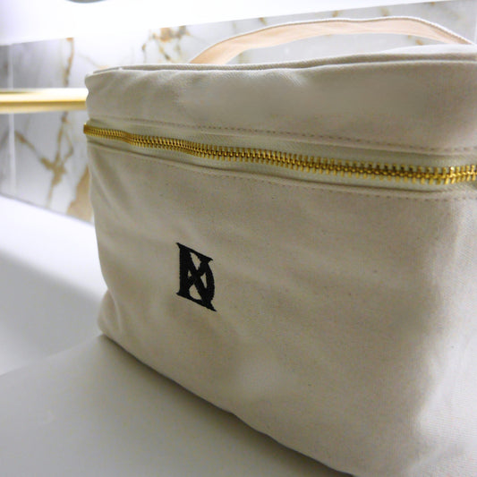 Beige Toilettas (met borduuroptie)