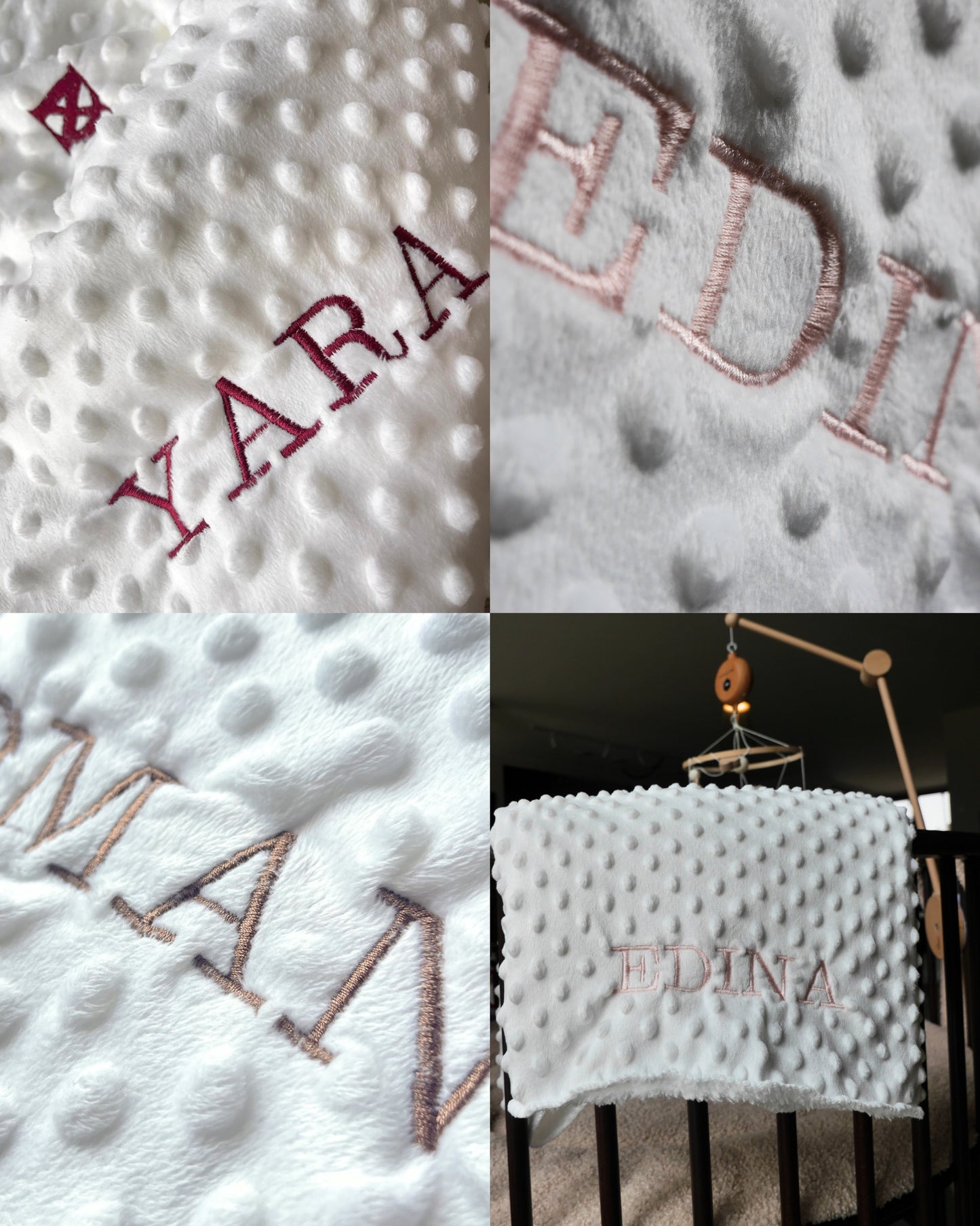 NOVI - Embroidered blanket with name
