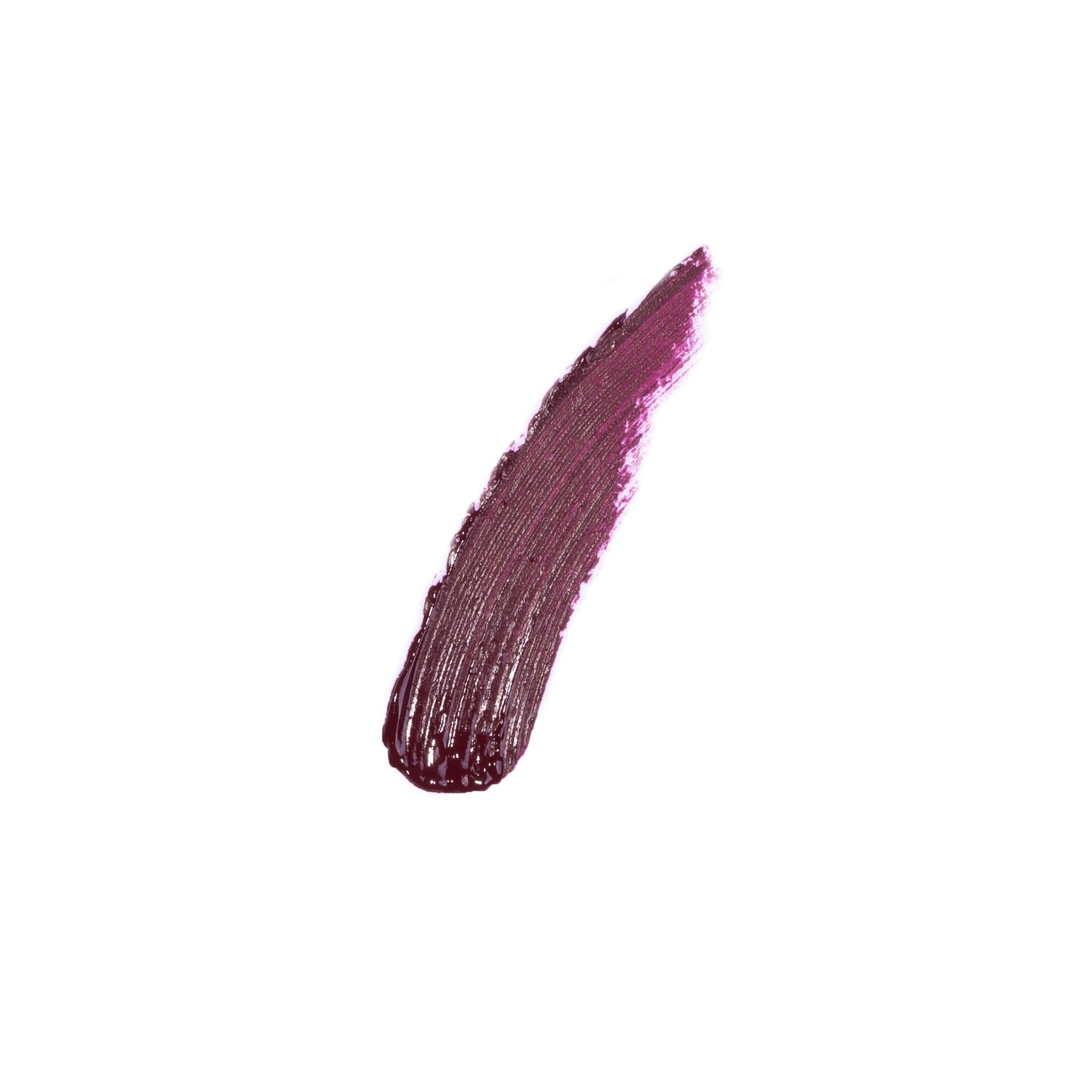 Swatch of liquid lipstick color purple (Deeply) of the brand DUTCH. Cosmetx.